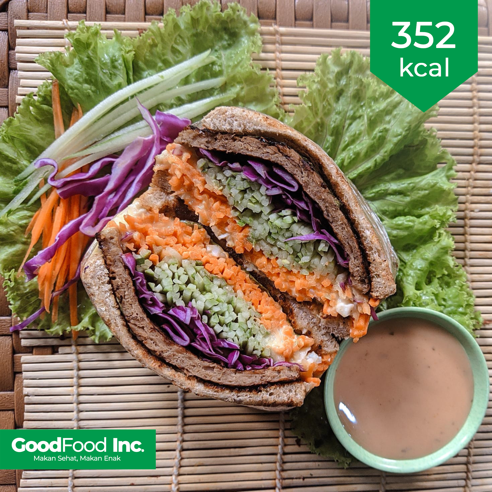 Healthy Meatless Sandwich